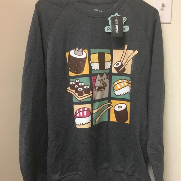 pusheen sushi shirt